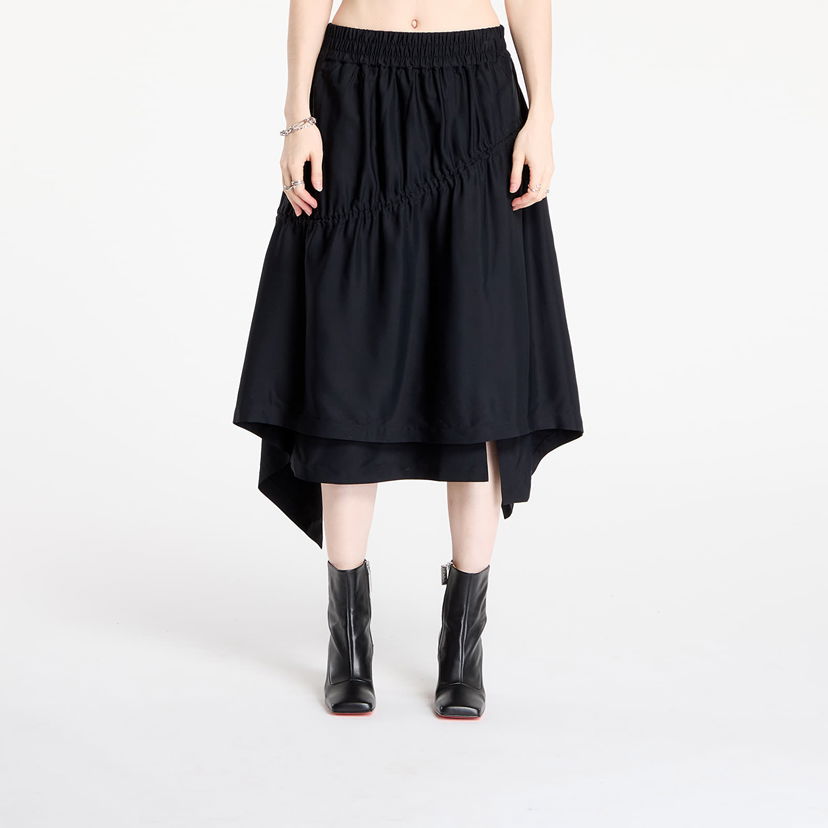 Kjol Y-3 Y-3 Twill Skirt Svart | JX4753