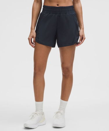 Shorts lululemon Track That High-Rise Lined Short 5" Svart | prod11130485, 0