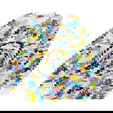 T-shirt BAPE Multi Camo Shark Tee Flerfärgad | 1G80 111 008 WHITE, 1