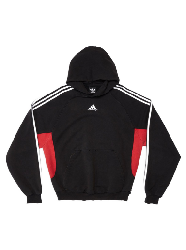 Sweatshirt Balenciaga adidas x  Small Fit Hoodie Svart | 715001TNVA81003