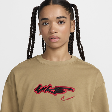 Sweatshirt Nike Sportswear Breaking Crew Beige | FZ0256-224, 3
