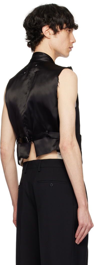 Väst Maison Margiela Maison Margiela Raw Edge Waistcoat Svart | S50FB0110 S53915, 2
