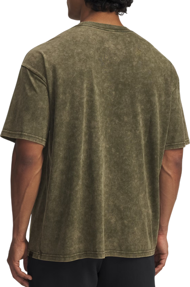 T-shirt Under Armour Project Rock Washed Patch T-Shirt Grön | 6006763-308, 2