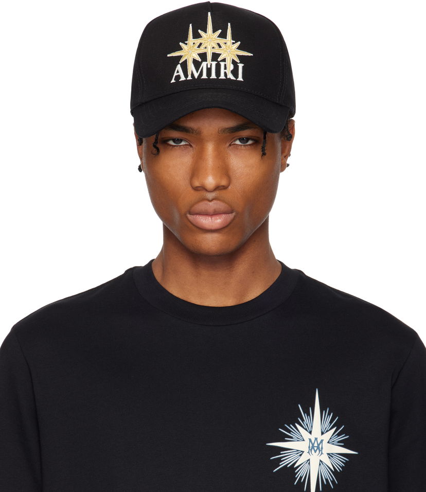 Keps AMIRI AMIRI Starburst Baseball Cap Svart | AMHACP1049