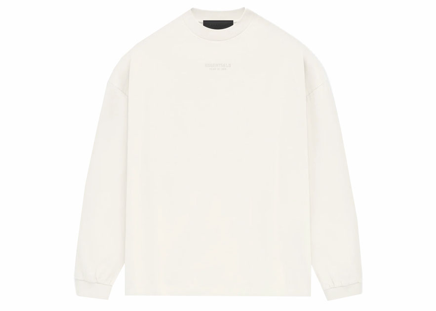 T-shirt Fear of God Essentials LS Tee Cloud Dancer Vit | 125BT232011F, 0