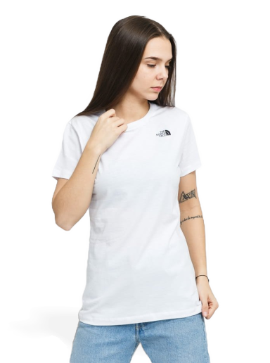 T-shirt The North Face SS Simple Dome Tee Vit | NF0A4T1AFN41