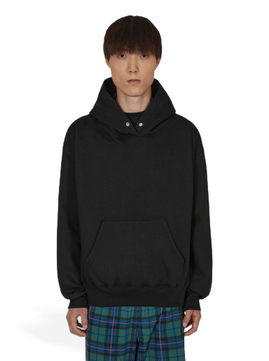 Sweatshirt The Salvages Snap OS Hooded Sweatshirt Svart | SS220320 003