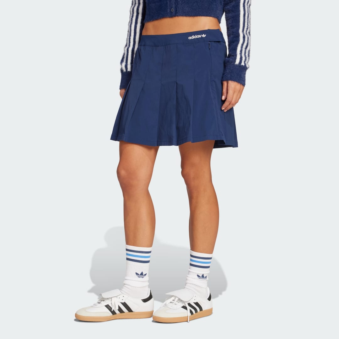 Kjol adidas Performance Pleated Skirt Mörkblå | JW5141, 0