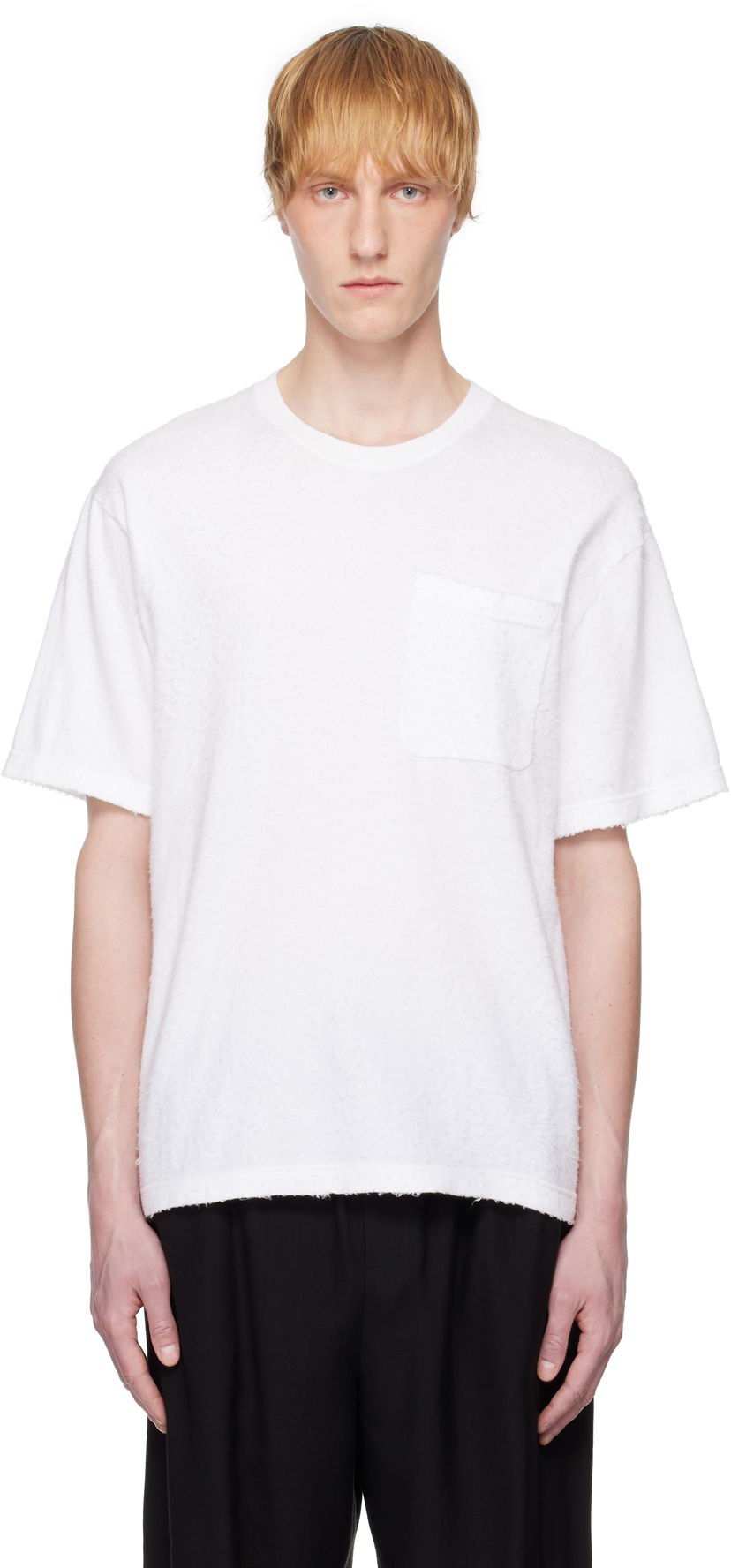 T-shirt The Row The Row Paddy Pocket T-Shirt Vit | 996-Y916