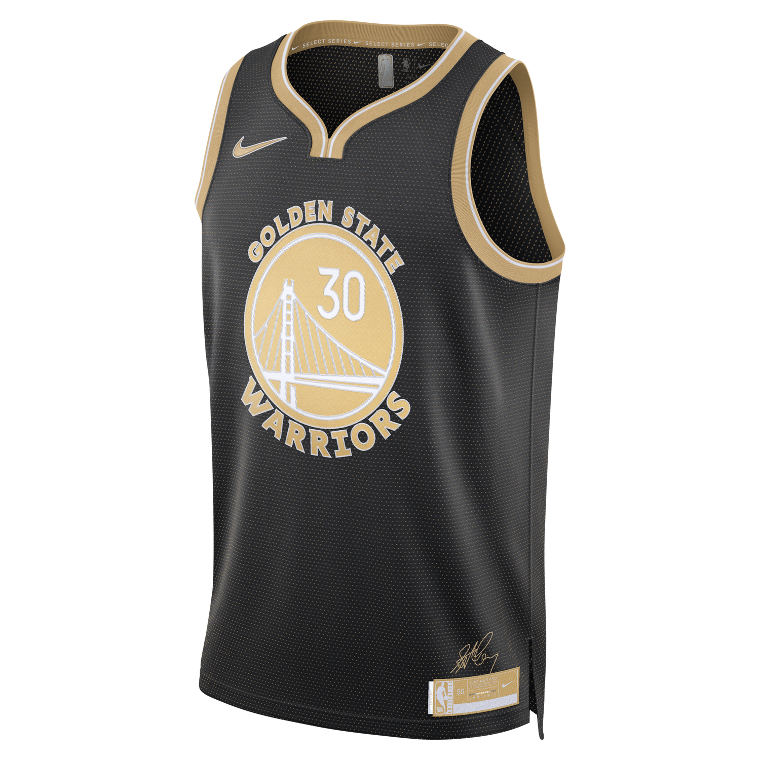 Jersey Nike Dri-FIT NBA Swingman Stephen Curry Golden State Warriors 2024 Select Series Svart | FN5907-053, 0