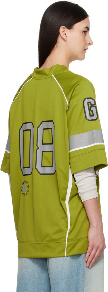 Jersey GANNI GANNI Future Mesh Oversized T-Shirt Grön | T4299, 2
