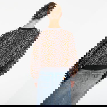 Sweatshirt adidas Performance Leopard Crewneck Sweatshirt Brun | JW7303, 2