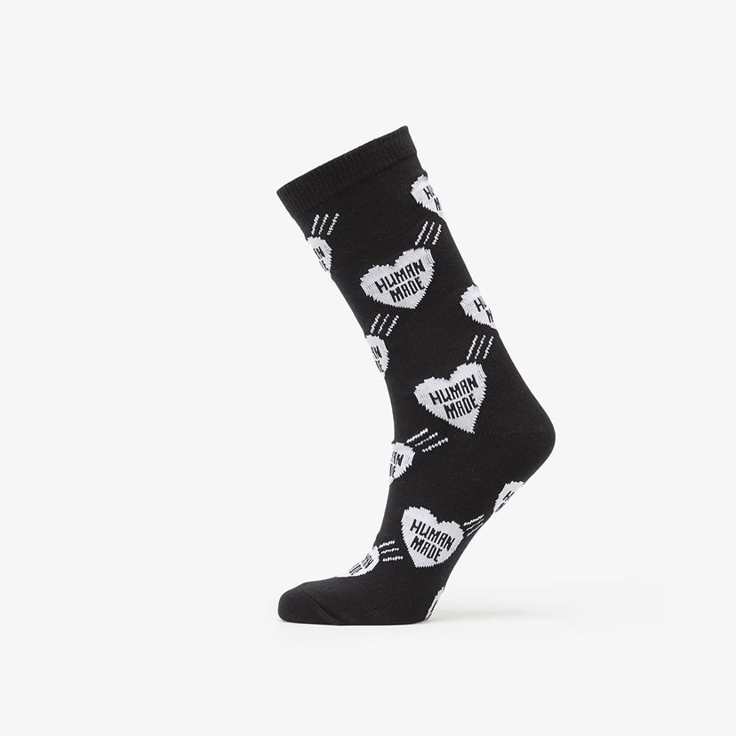 Strumpor Human Made HUMAN MADE Heart Socks 1-pack Svart | HM30GD060BK