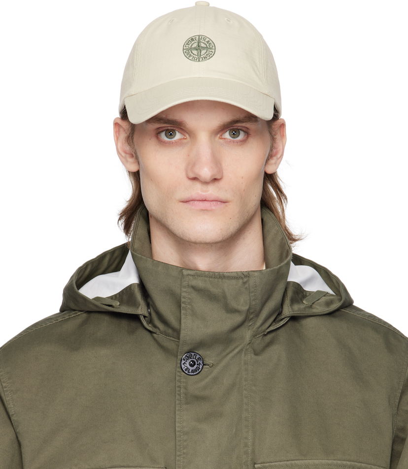 Keps Stone Island Stone Island Ripstop Cotton Cap Beige | K1S15 9100010 S0154