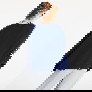 Sweater Footshop Spiritual Gangster Print Crewneck Blå | FTSHP_392, 7