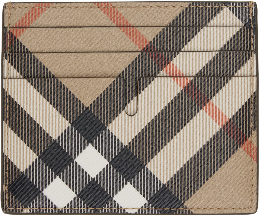 Plånbok Burberry Burberry Sandon Card Holder Beige | 8112305