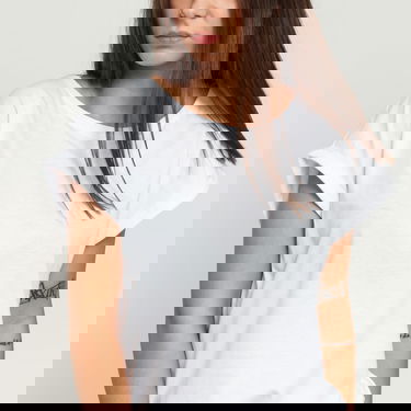 T-shirt Urban Classics Ladies Organic Extended Shoulder Tee Vit | TB2983 white, 1