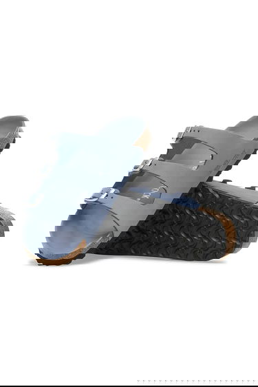 Sneakers och skor Birkenstock Birkenstock Florida HEX Leather Slides Blå | 1030380, 4