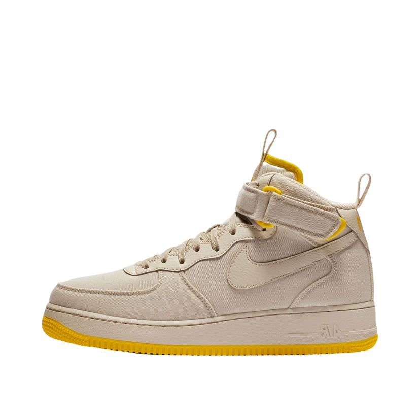 Sneakers och skor Nike Air Force 1 Mid Canvas Desert Sand Vivid Sulfur Beige | AH6770-002