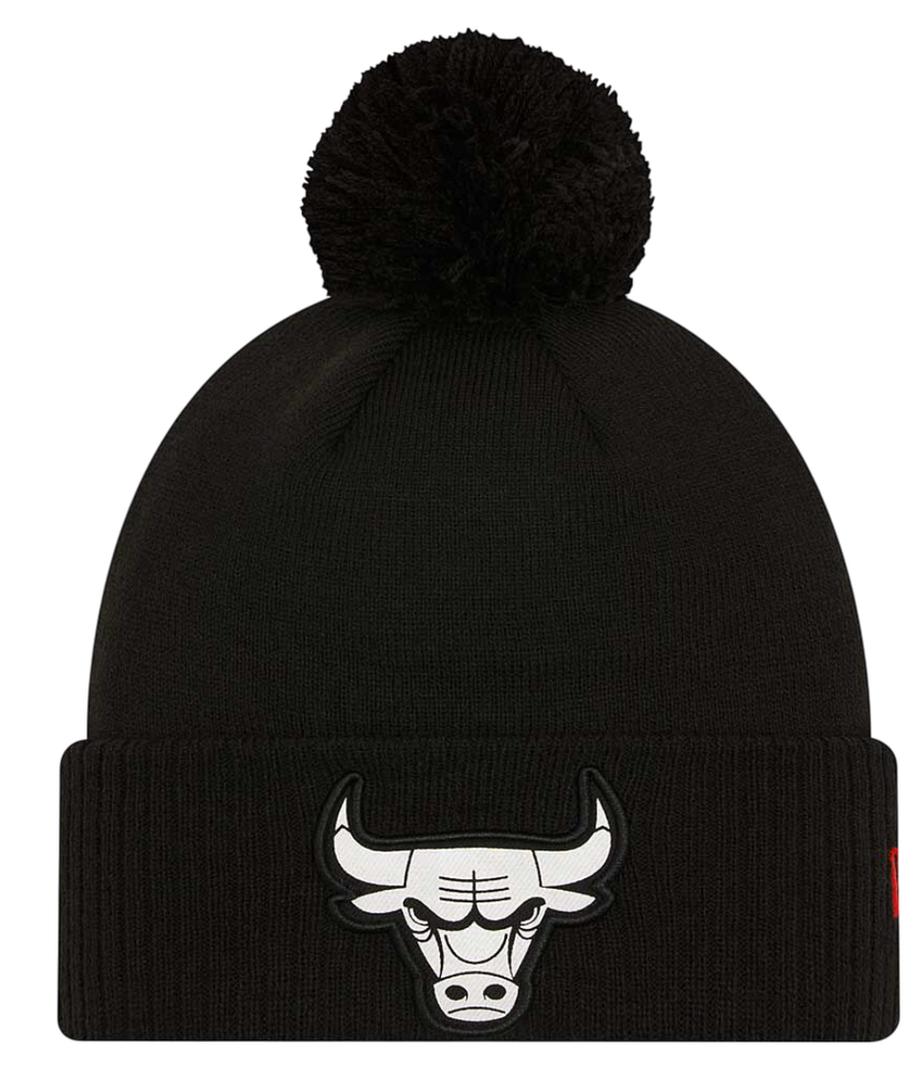 Mössa New Era New Era Chicago Bulls Pom Beanie Svart | 60430174-60430174