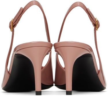 Sneakers och skor Dolce & Gabbana Dolce&Gabbana Polished Calfskin Slingback Heels Rosa | CG0894 A1037, 1