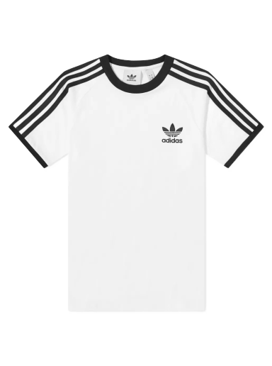 T-shirt adidas Originals 3 Stripe Tee Vit | IA4846