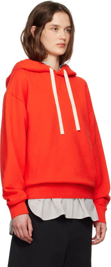 Sweatshirt Jil Sander Jil Sander Drawstring Hoodie Röd | J40GU0121_J20295, 1