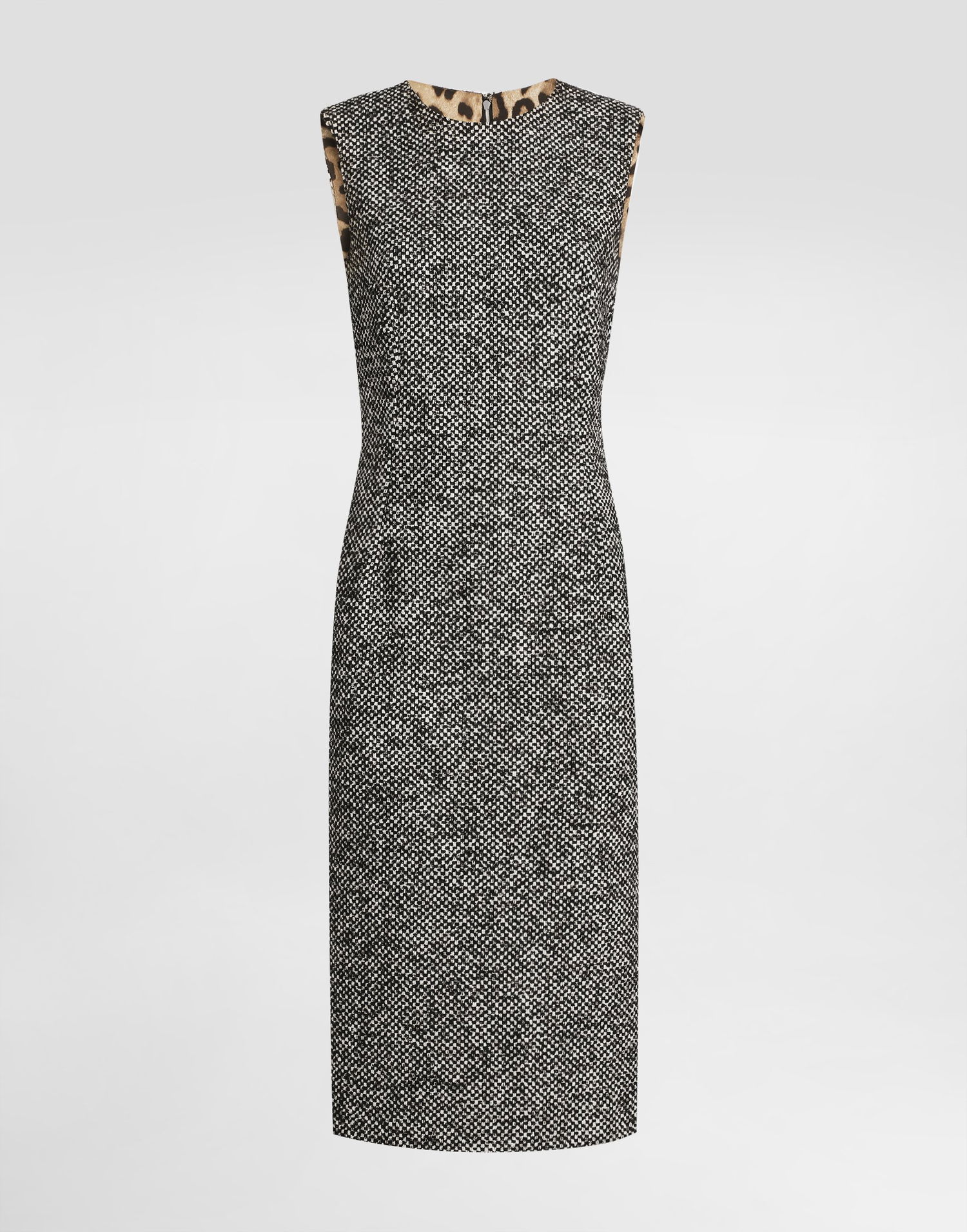 Klä Dolce & Gabbana Dolce & Gabbana Damier Sleeveless Midi Dress Flerfärgad | F6GASTFMZAHS8030, 0