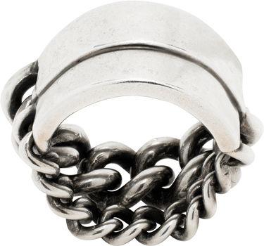Ringa Ann Demeulemeester Ann Demeulemeester Double Chains Ring Metallisk | CO00-W-JR07-JW020-070, 0