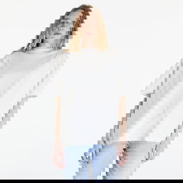 T-shirt CALVIN KLEIN Jeans Embroidered Slogan T-Shirt Icicle Vit | J20J223701 CGA, 0