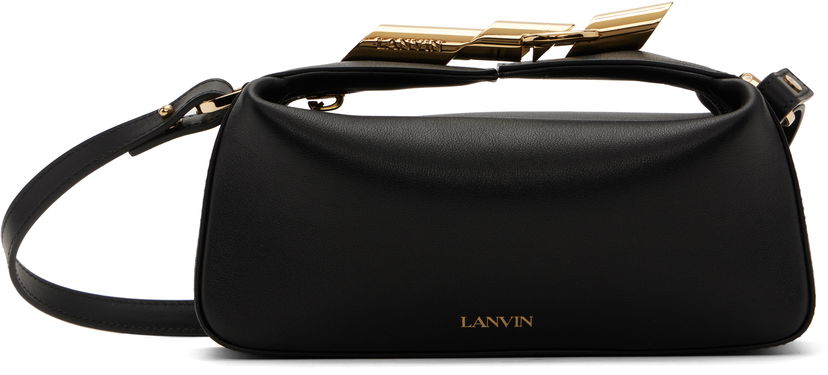 Handväska LANVIN Lanvin Haute Séquence Leather Shoulder Bag Svart | LW-BGBE01-PIEN-P25
