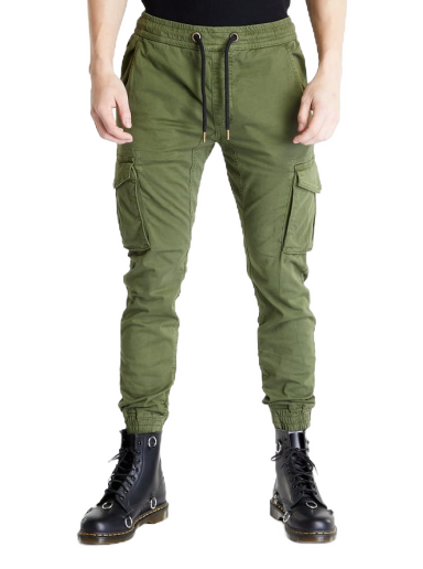 Cargo byxor Alpha Industries Cotton Twill Jogger Grön | 116202-142