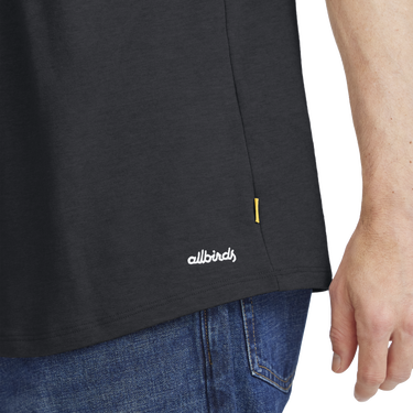 T-shirt Allbirds Merino Pocket Tee, Size Small Svart | A11499M, 3