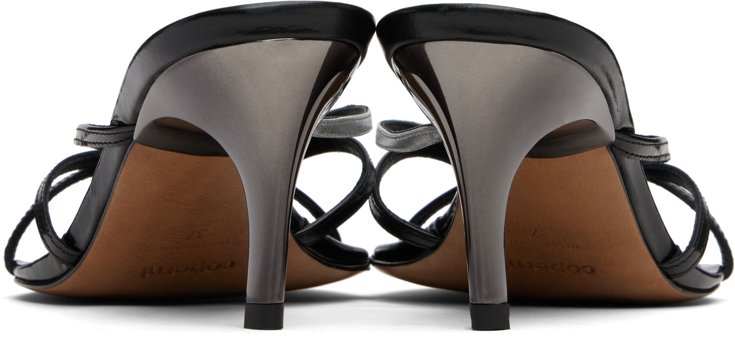 Tillbehör Coperni Coperni Low Strap Heeled Sandals Svart | COPSH80F6046, 1