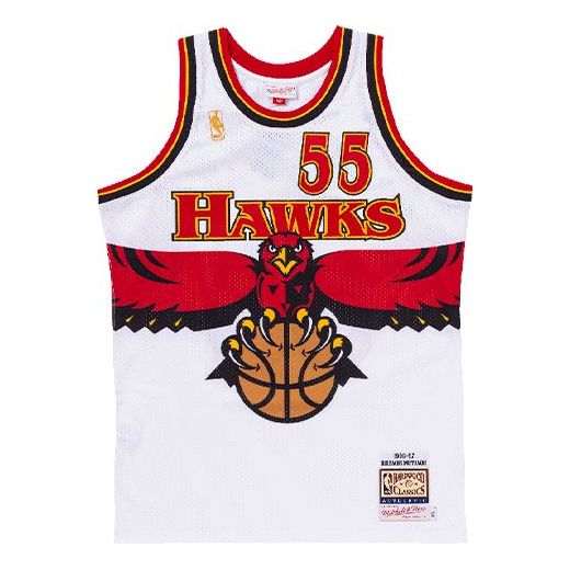 Jersey Mitchell & Ness Mitchell & Ness Atlanta Hawks Dikembe Mutombo 1996-97 Authentic Jersey Vit | AJY4SB19088-AHAWHIT96DMO