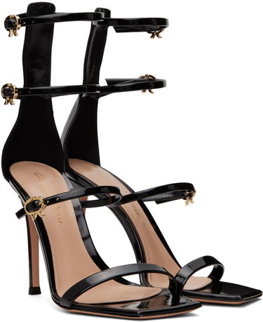 Sneakers och skor Gianvito Rossi Uptown Heeled Sandals With Buckles Svart | G61683.15RIC.VER, 3