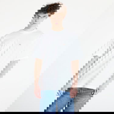 T-shirt CALVIN KLEIN Calvin Klein Jeans Men's Relaxed Fit Woven Label Tee Vit | J30J326857 YAF, 0