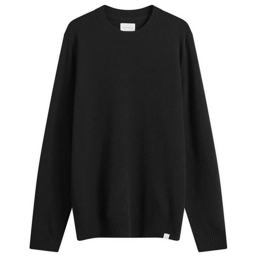Sweater NORSE PROJECTS Lambswool Knit Jumper Svart | N45-0620-9999