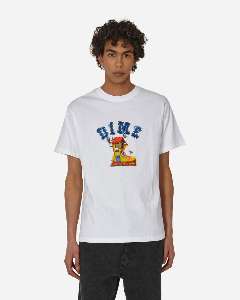 T-shirt Dime House T-Shirt Vit | DIMEHO2327 WHT
