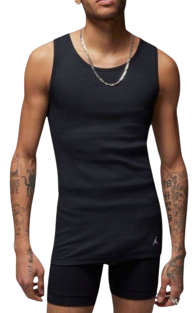 Linne Jordan Jordan Jhm Flight Base 2Pk Tanktop Svart | jm0626-023