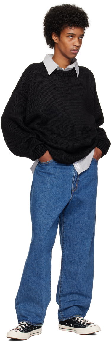 Sweater WTAPS WTAPS Ingredient Sweater Svart | 242MADT-KNM05, 3