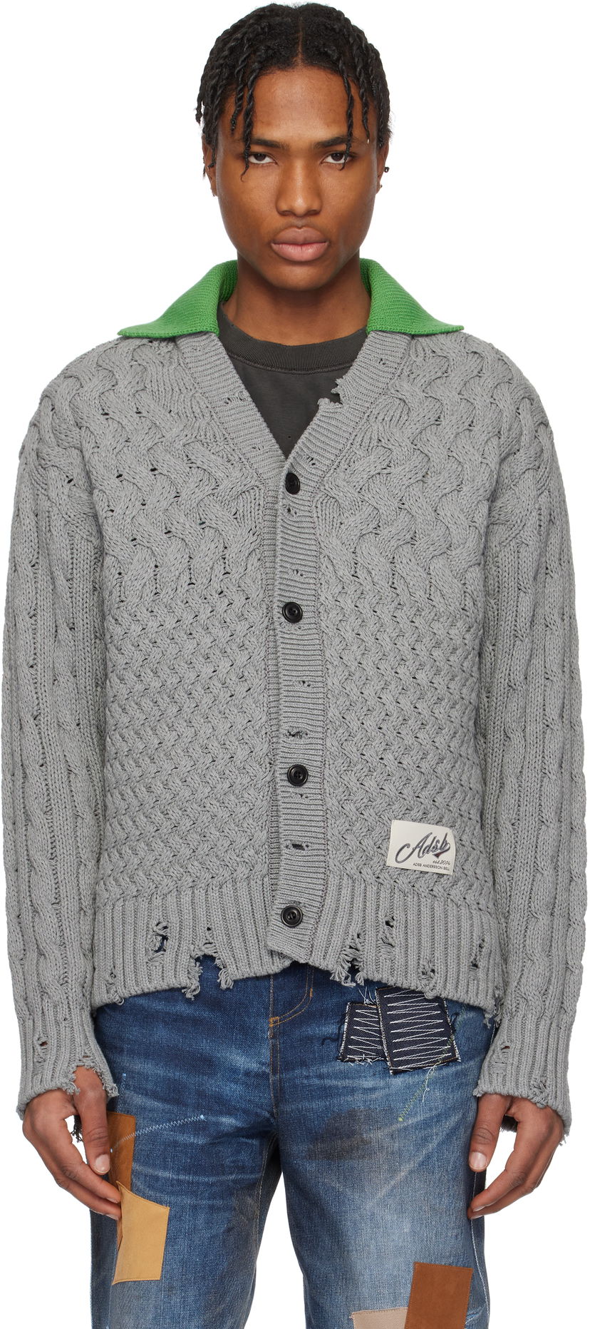 Sweater Andersson Bell Andersson Bell V-Neck Knit Cardigan Grå | atb1241m