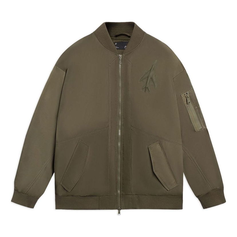Bomberjacka Li-Ning Logo Bomber Jacket Grön | AYMS407-1