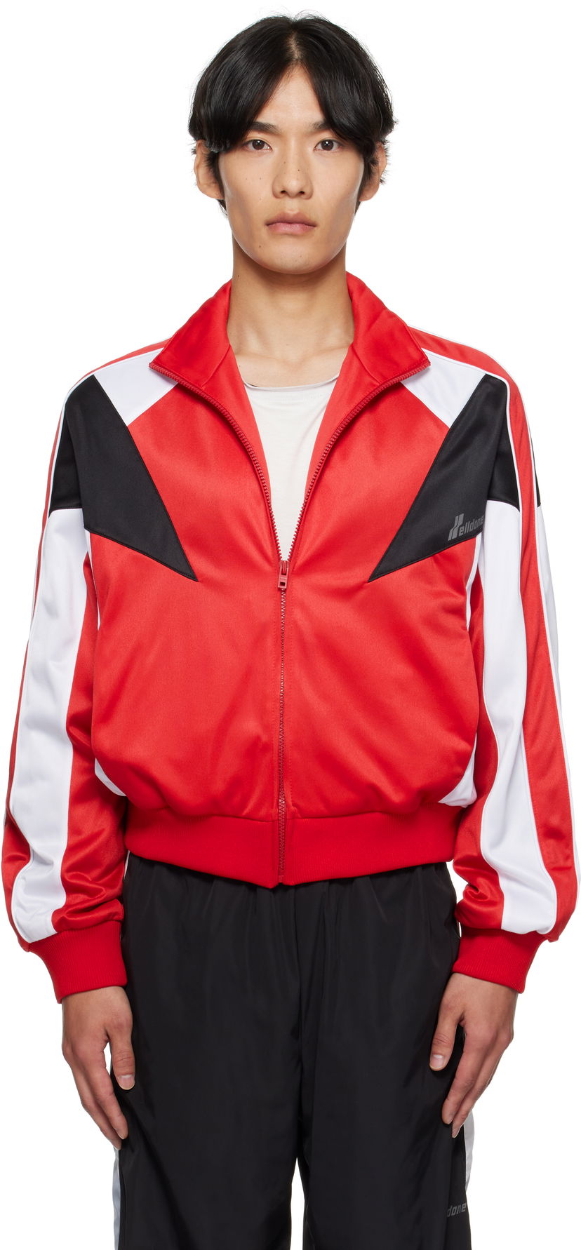 Jacka We11done We11done 'Se11done' Track Jacket Röd | WD-TJ2-25-843-U-RD