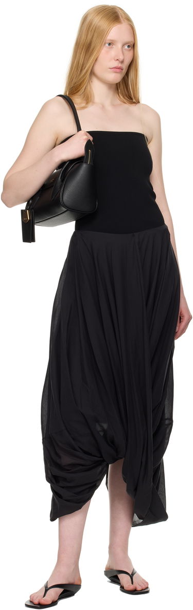 Linne TOTEME TOTEME Compact Knit Tube Top Svart | 253-WRT0575-YA0187, 4