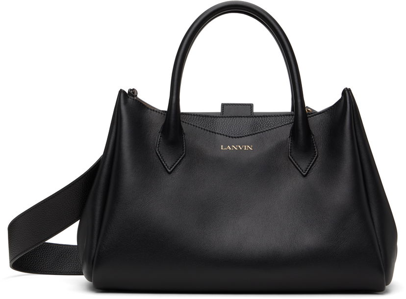 Handväska LANVIN Lanvin L'Octave Leather Day Bag Svart | LW-BGSC01-PIGR-A24