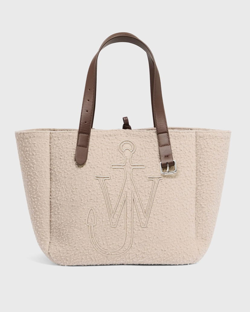 Tygpåse JW Anderson JW Anderson Belt Tote Bag Beige | HB0545-FA0468-132