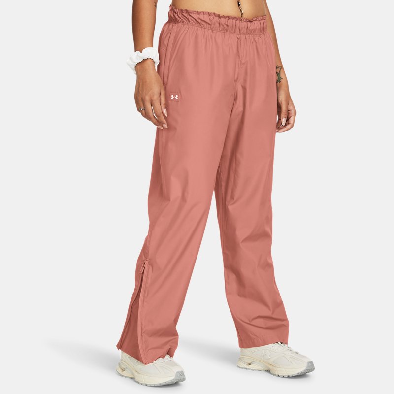 Byxor och jeans Under Armour Vanish Elite Gewebte Hose in Übergröße für Damen Canyon Rosa / Canyon Rosa Beige | 1382739-696