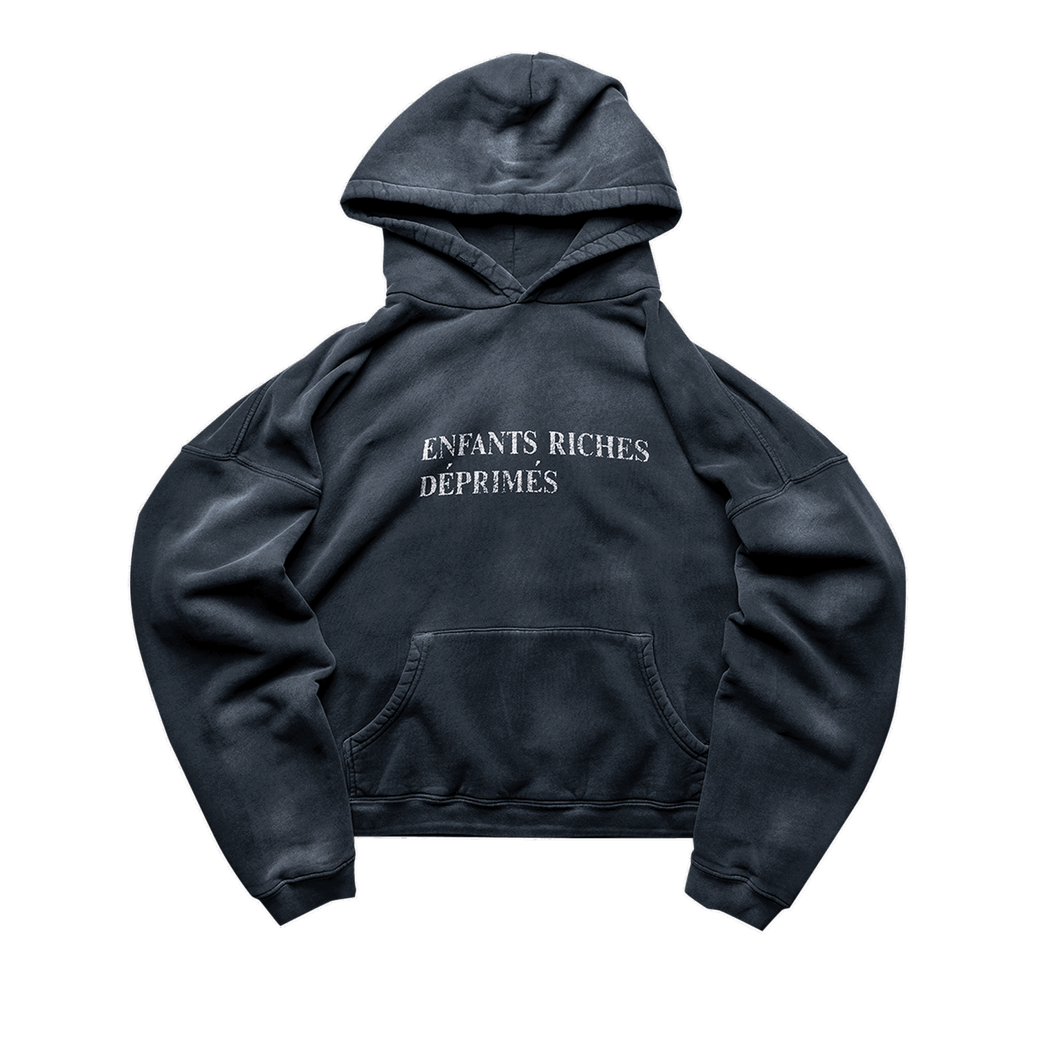 Sweatshirt Enfants Riches Déprimés Sun Damaged Classic Logo Hoodie Svart | 020 377 FADE, 0