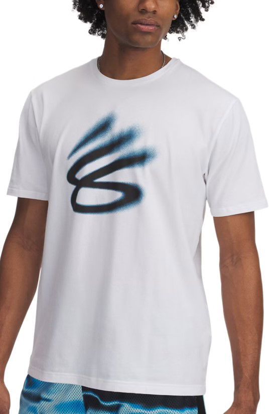 T-shirt Under Armour Curry Playable Graphic T-Shirt Vit | 1390407-100, 0